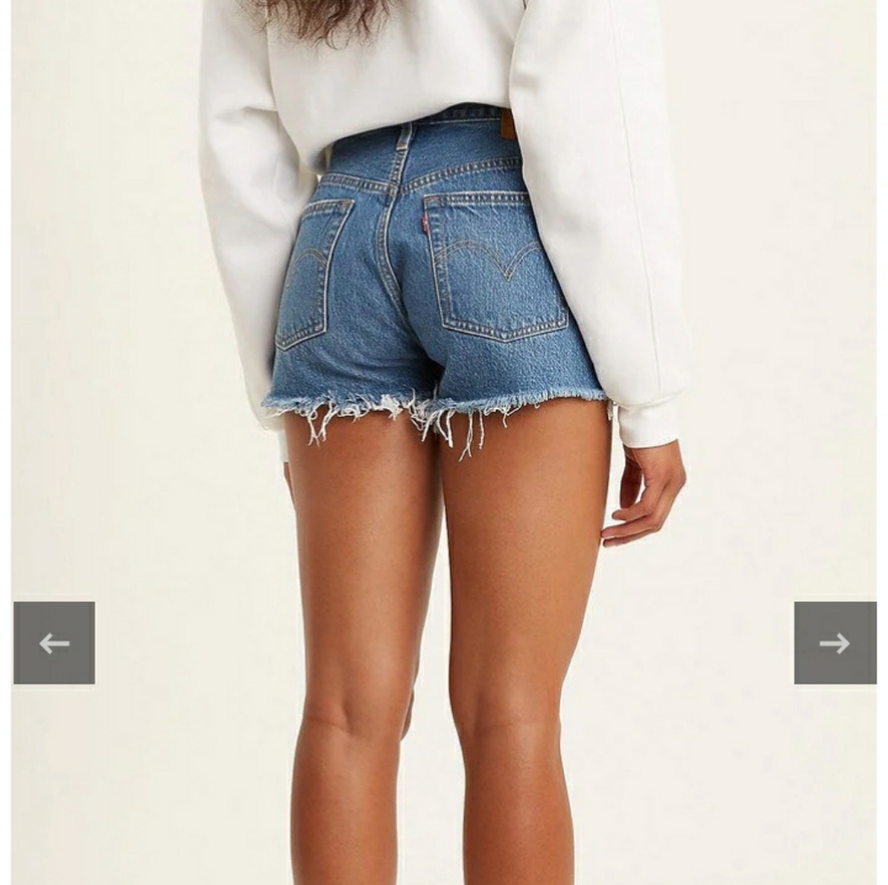 Levis 501 High Rise Short Size 29 - Picture 3 of 7